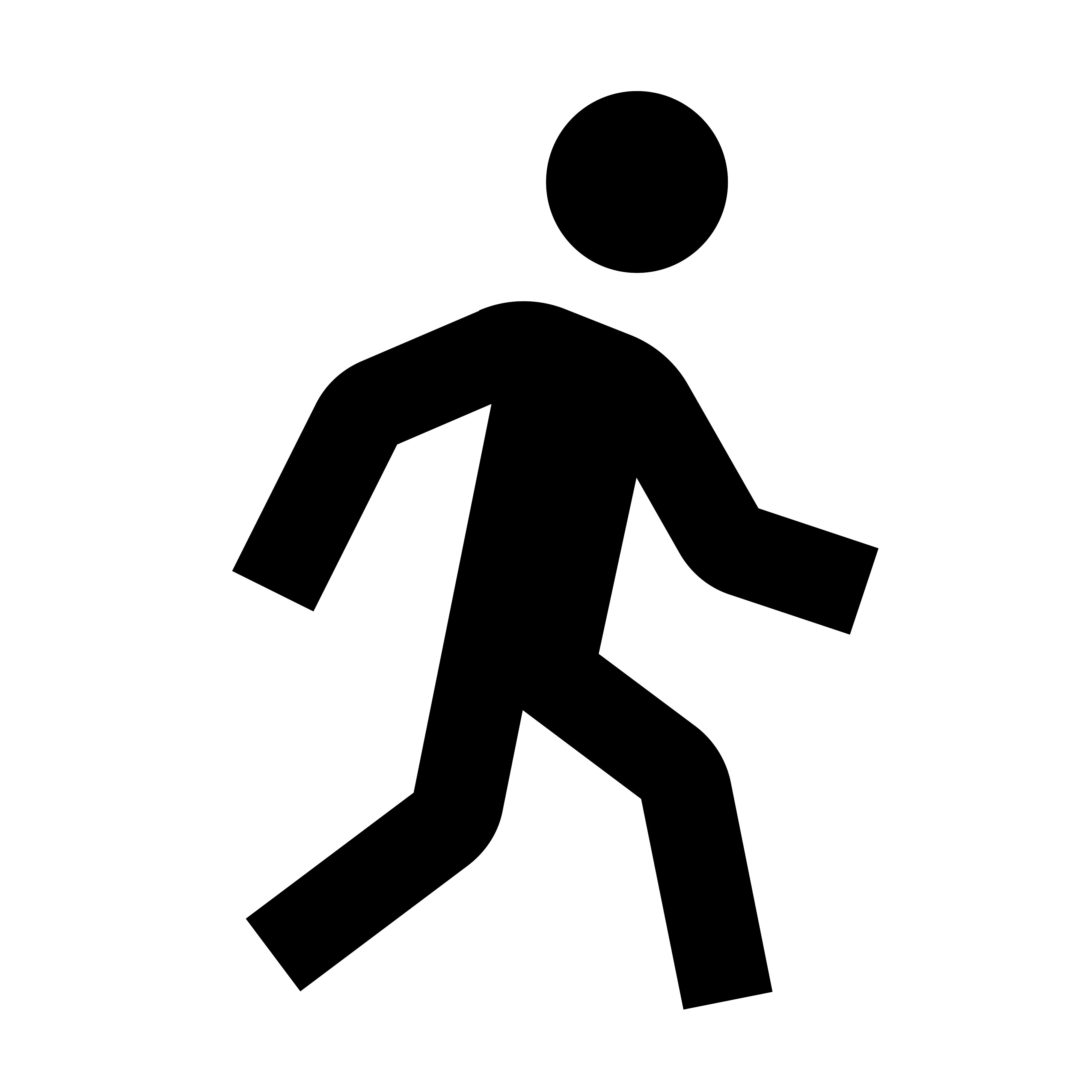 Person walking icon